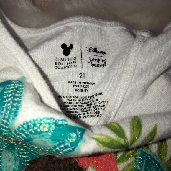 🌟 BUNDLE ONLY Disney Moana Tee Shirt 2T girls - Picture 7 of 7